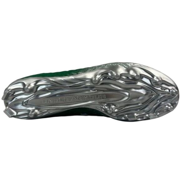 Under Armour UA Spotlight 4 MC Football Cleats Green Silver 3027977-300 Men 8.5 main image 4